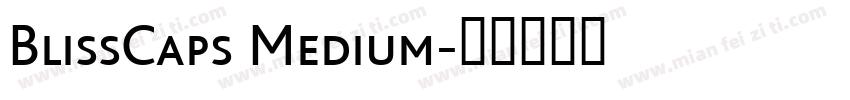 BlissCaps Medium字体转换